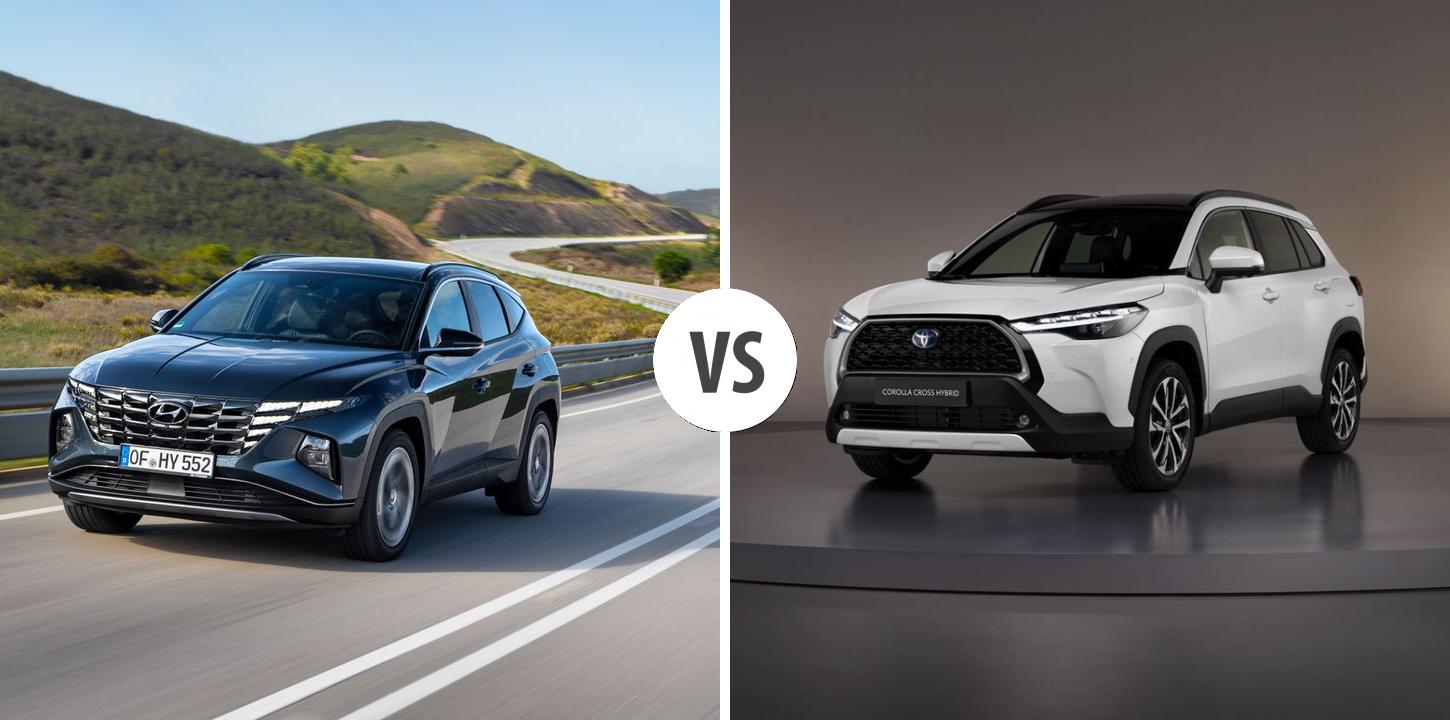 Hyundai Tucson VS Toyota Corolla Cross Autovergleich AUTOGOTT.DE