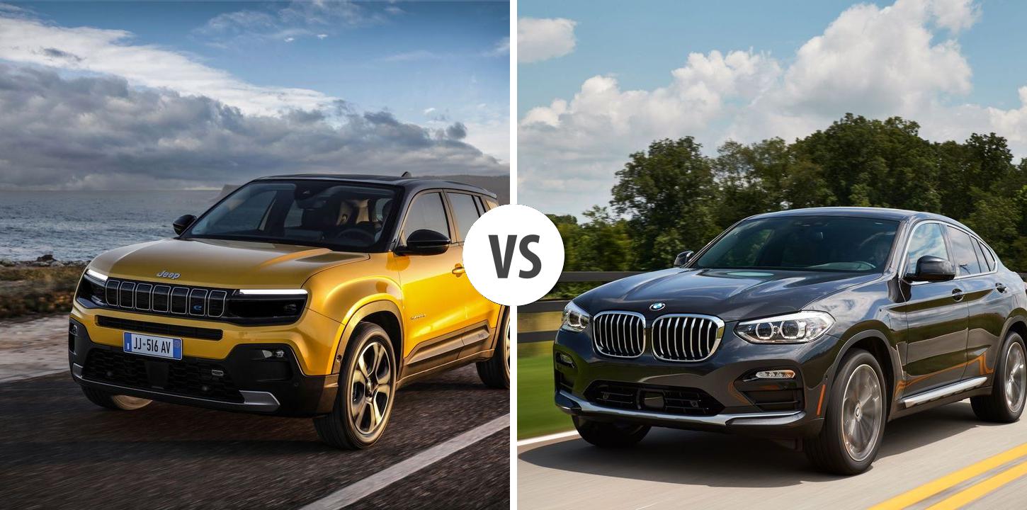 Jeep Avenger Electric VS BMW X4 Autovergleich | AUTOGOTT.DE