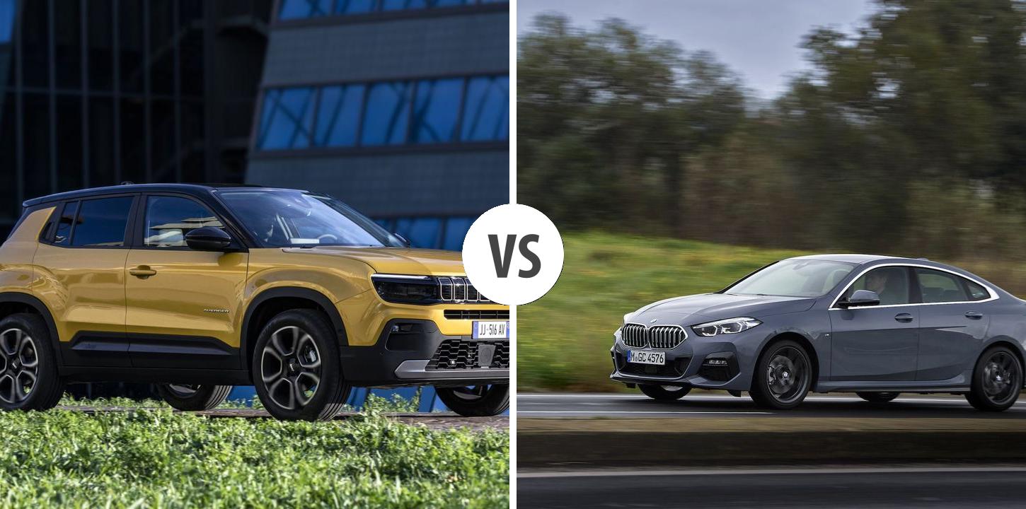 Jeep Avenger VS BMW 2er Gran Coupé Autovergleich | AUTOGOTT.DE