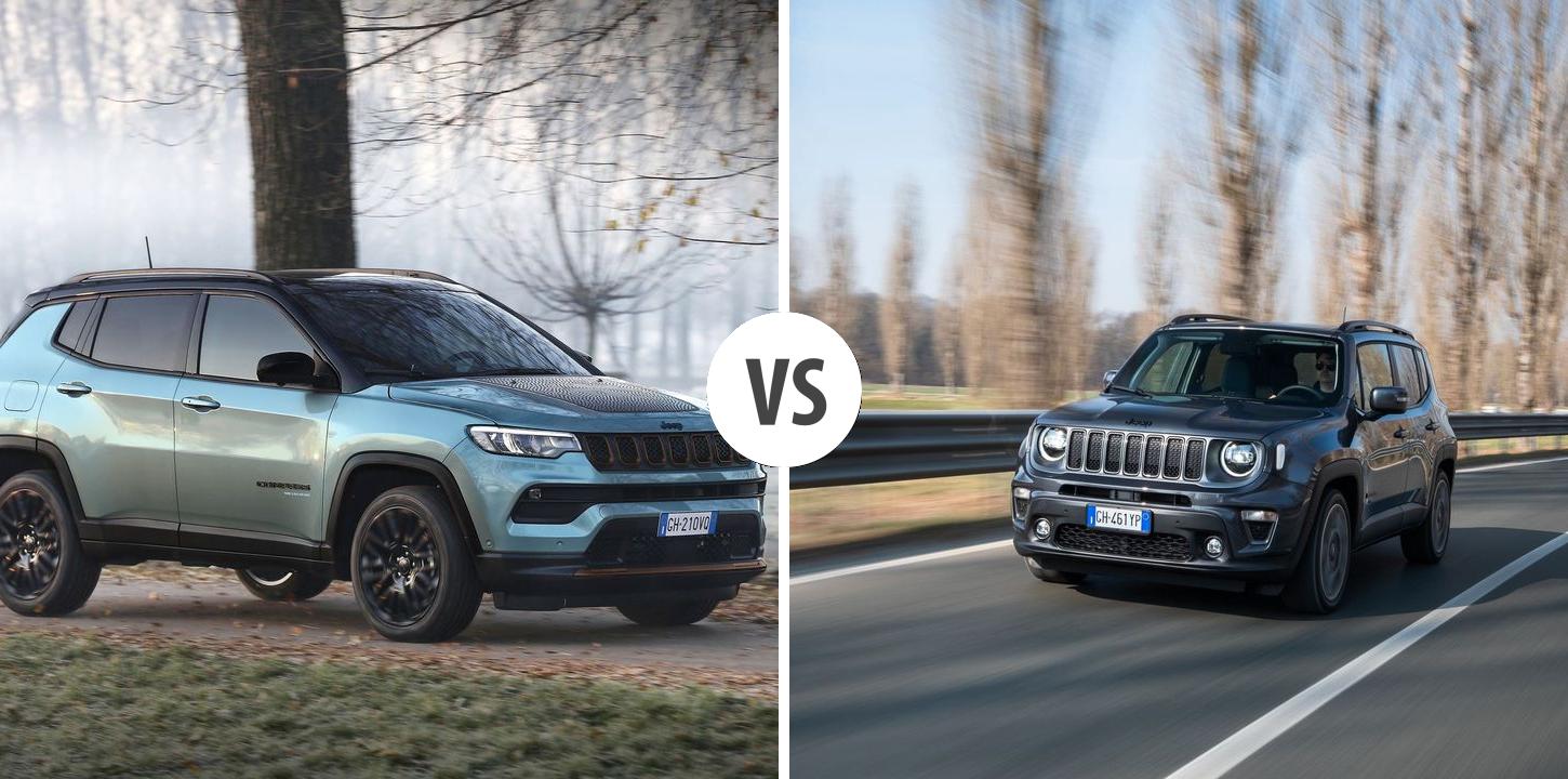 Jeep Compass VS Jeep Renegade Autovergleich AUTOGOTT.DE