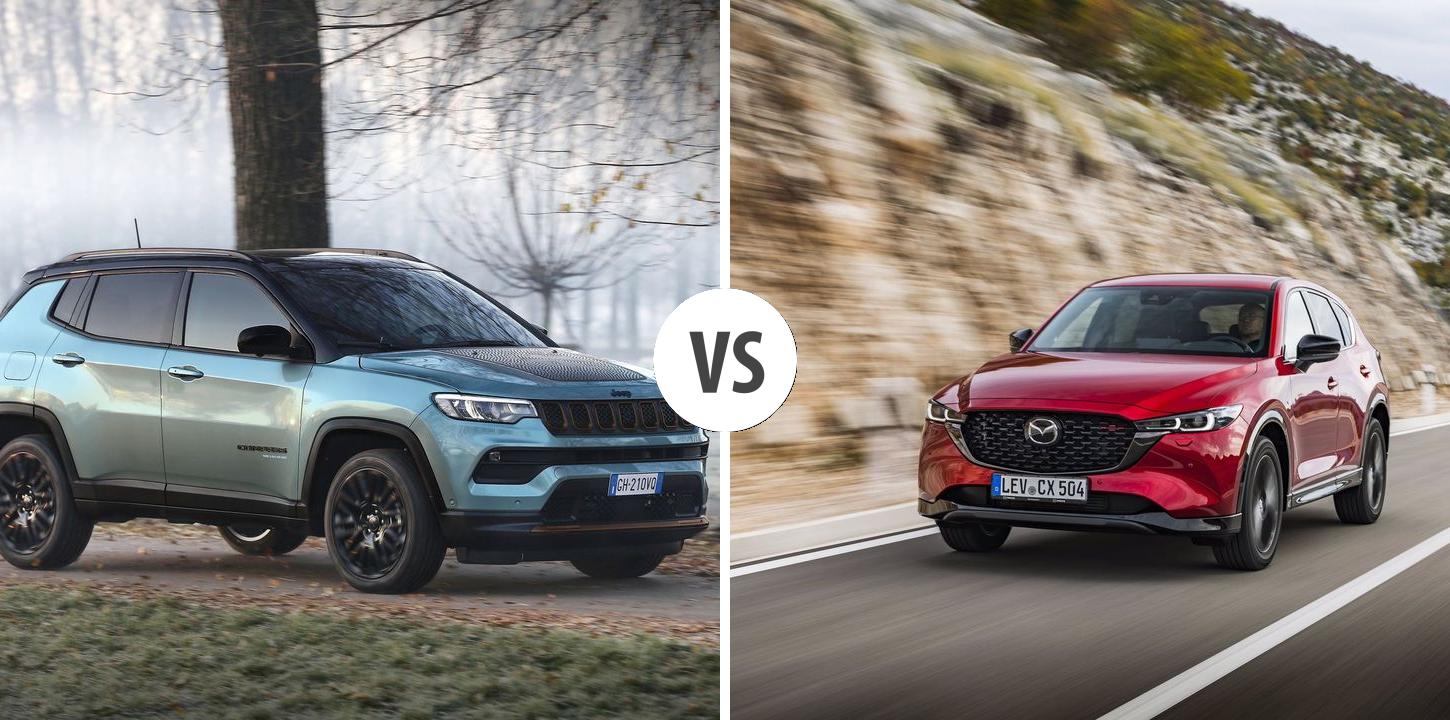 Jeep Compass VS Mazda CX5 Autovergleich AUTOGOTT.DE