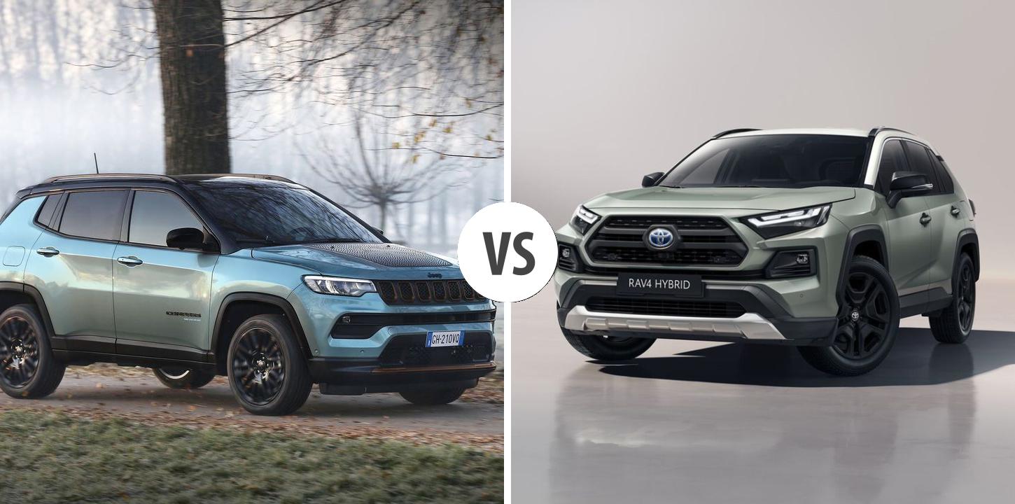 Jeep Compass VS Toyota RAV4 Autovergleich AUTOGOTT.DE