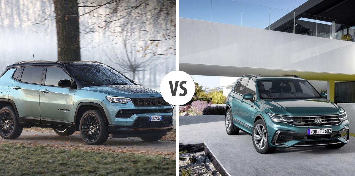 Jeep Compass VS Volkswagen Tiguan Autovergleich AUTOGOTT.DE