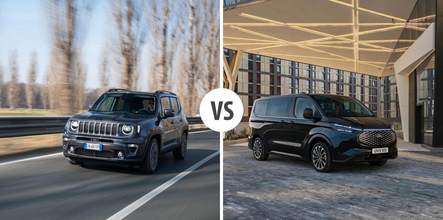 Jeep Renegade VS Ford Tourneo Custom Autovergleich AUTOGOTT.DE