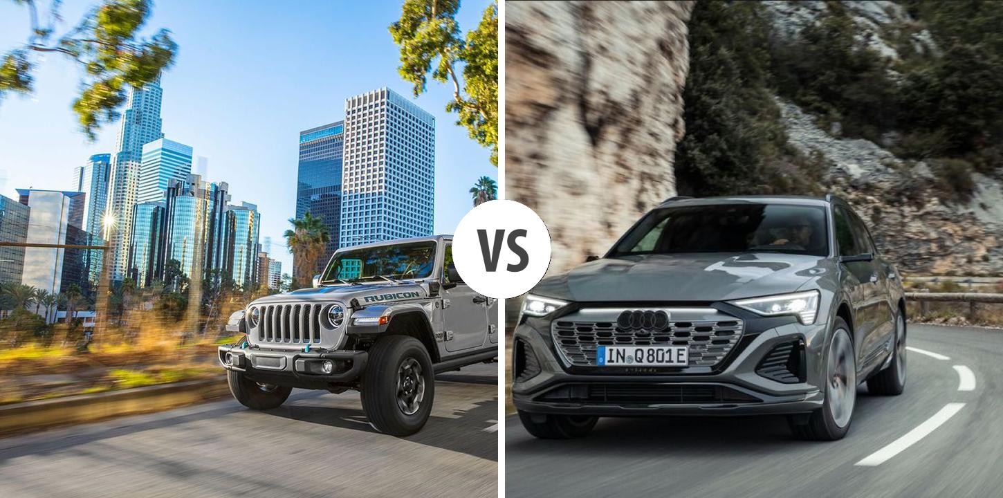 Jeep Wrangler VS Audi Q8 e-tron – Vergleiche Preise, Leistung ...