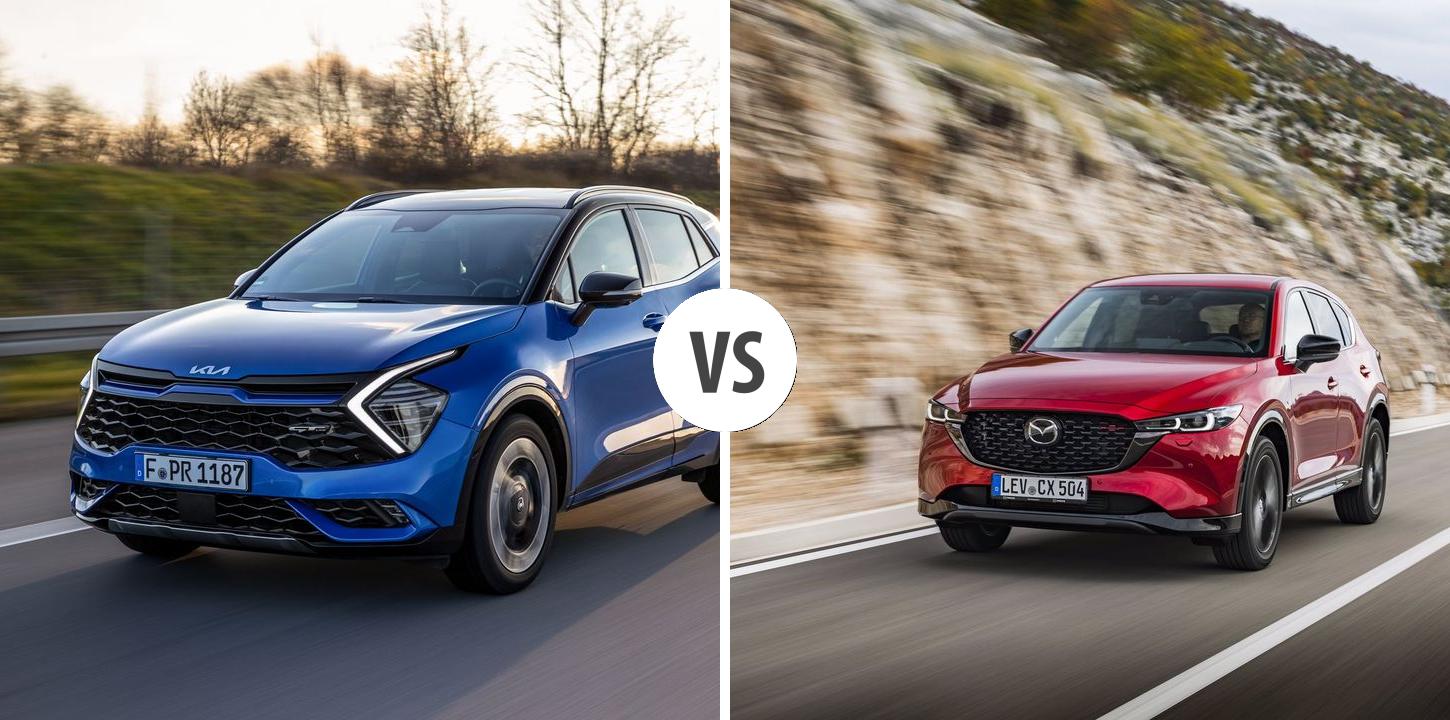 KIA Sportage VS Mazda CX5 Autovergleich AUTOGOTT.DE