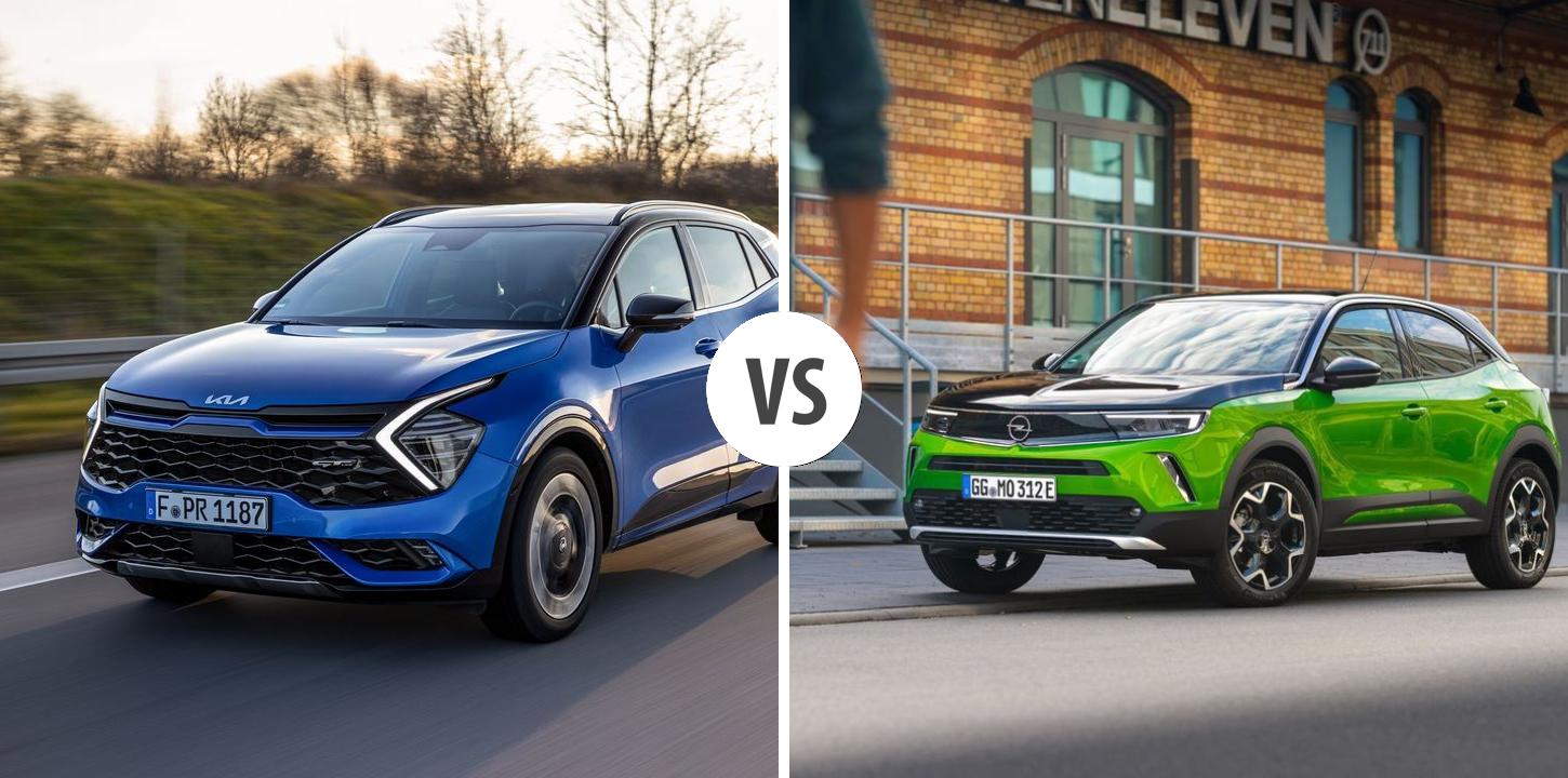 KIA Sportage VS Opel Mokka Electric Autovergleich AUTOGOTT.DE