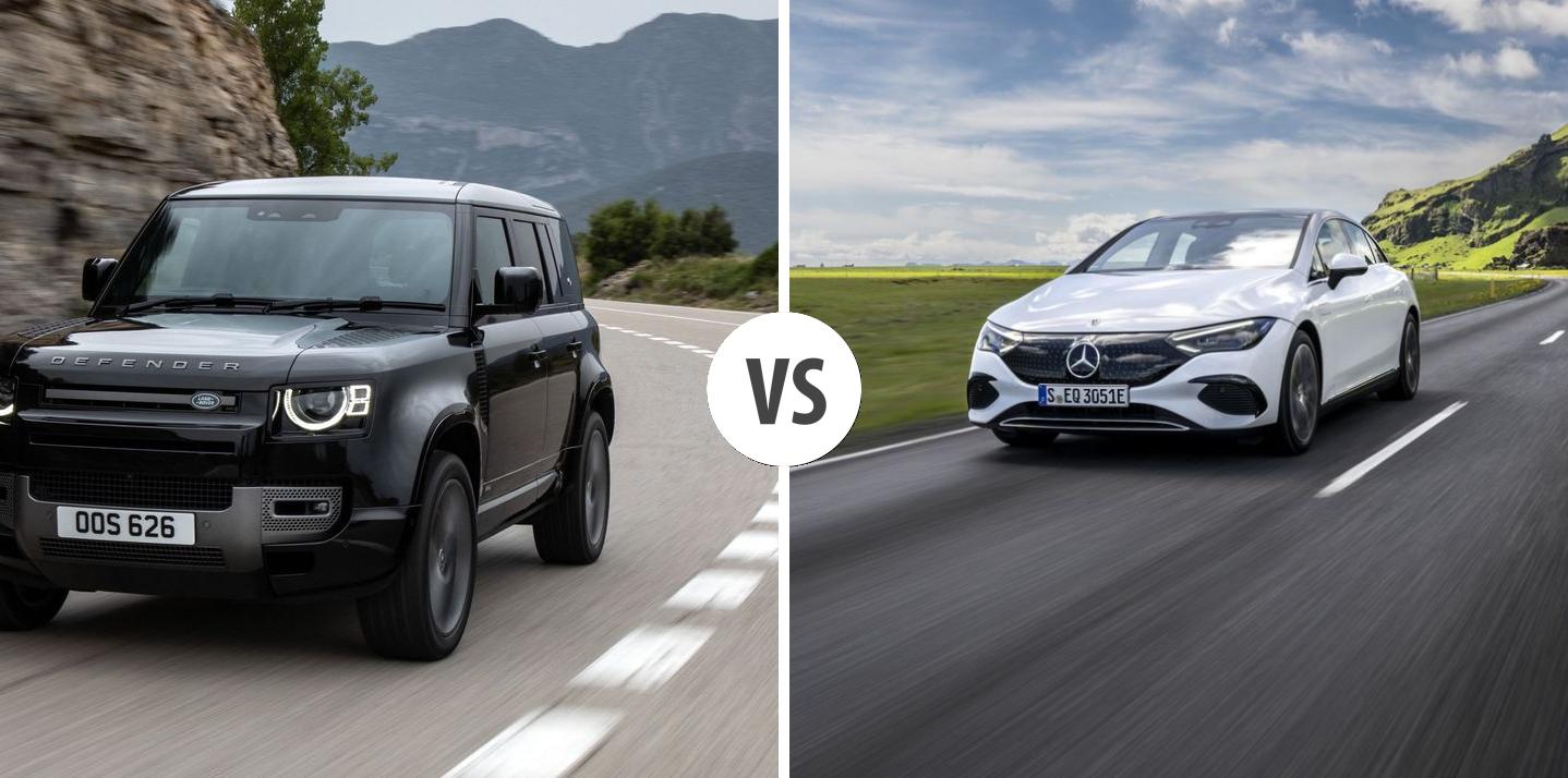 Land Rover Defender VS Mercedes EQE Limousine – Vergleiche Preise ...
