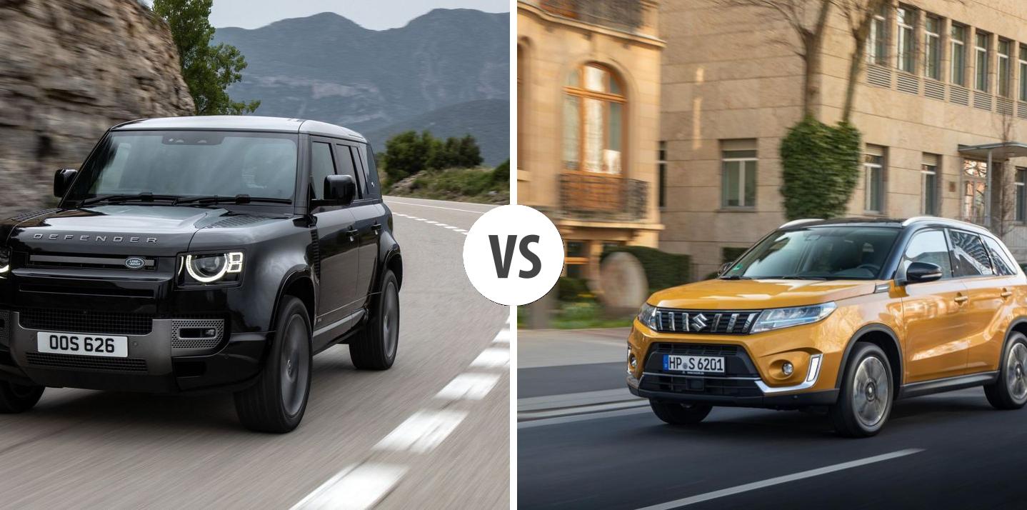 Suzuki Rover Land Rover Defender VS Suzuki Vitara – Vergleiche Preise, Leistung ...