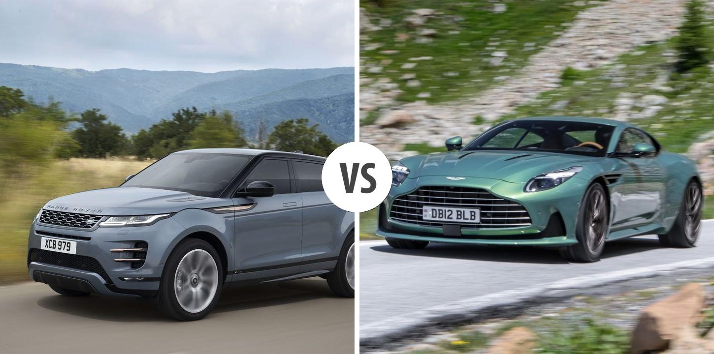 Land Rover Range Rover Evoque VS Aston Martin DB12 Autovergleich
