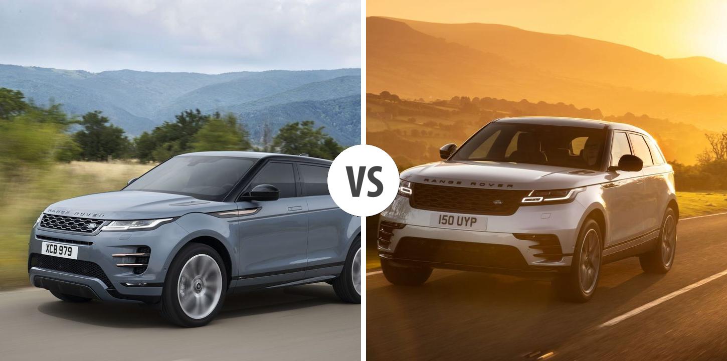 Land Rover Range Rover Evoque VS Land Rover Range Rover Velar Land Rover Range Rover Evoque VS Land Rover Range Rover Velar