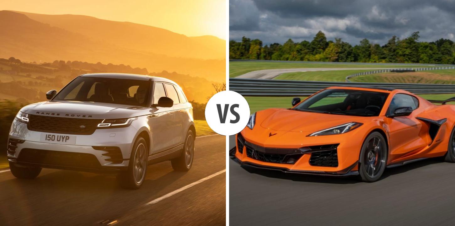 Chevy Range Rover Land Rover Range Rover Velar VS Chevrolet Corvette Coupe – Vergleiche ...