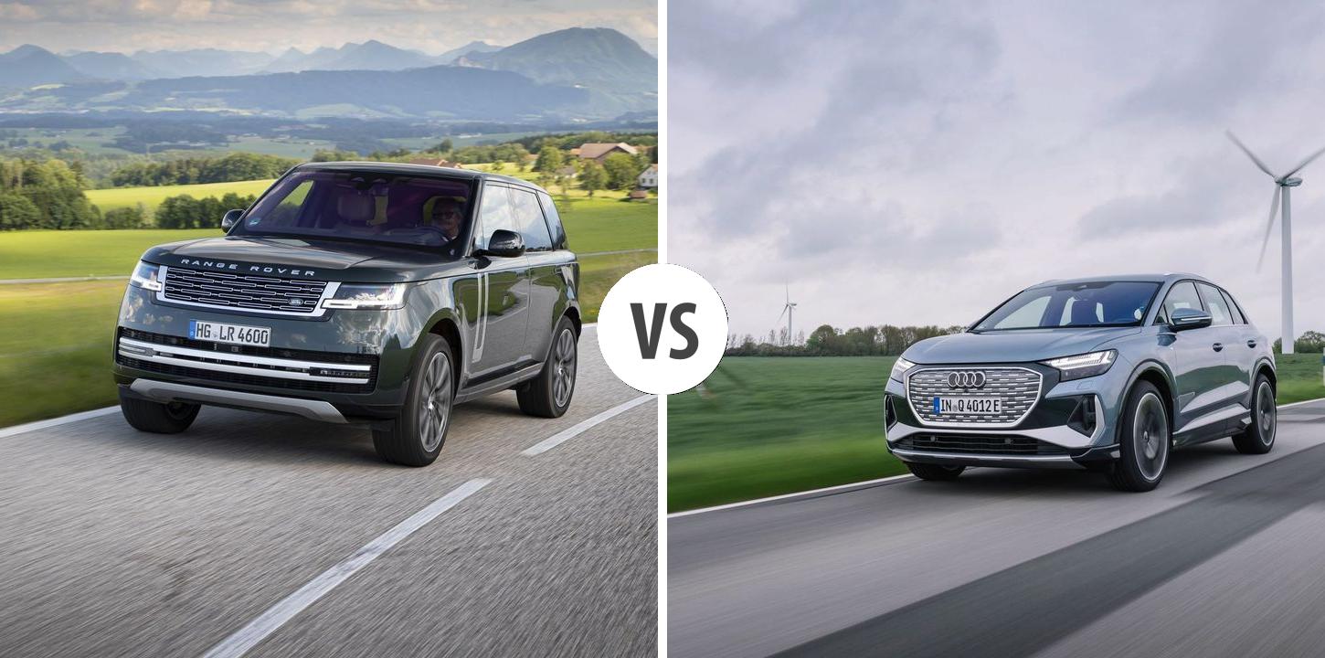 Land Rover Range Rover VS Audi Q4 e-tron Autovergleich | AUTOGOTT.DE