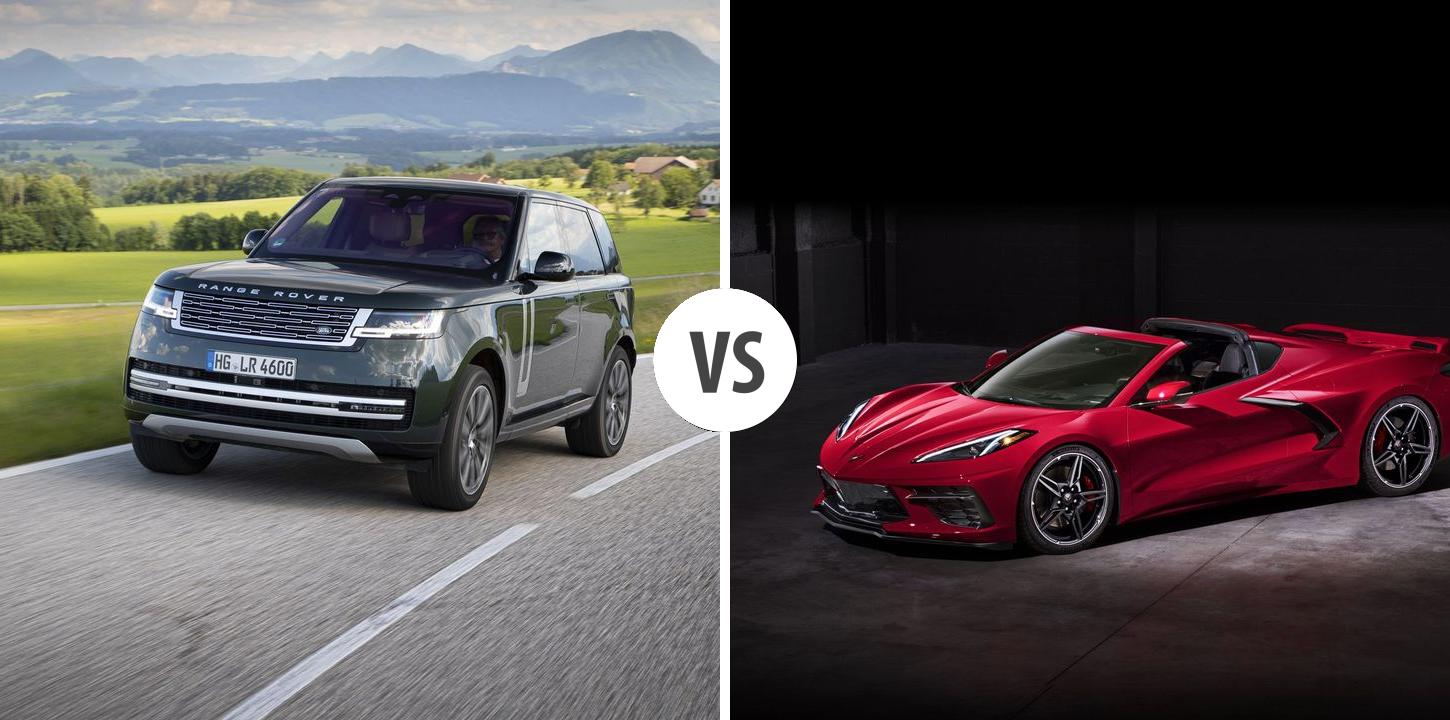 Chevy Rover Land Rover Range Rover VS Chevrolet Corvette Cabriolet – Vergleiche ...