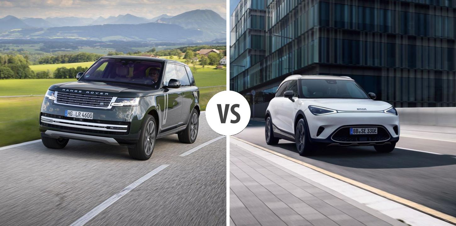 Smart Land Rover Land Rover Range Rover VS Smart #1 – Vergleiche Preise, Leistung ...