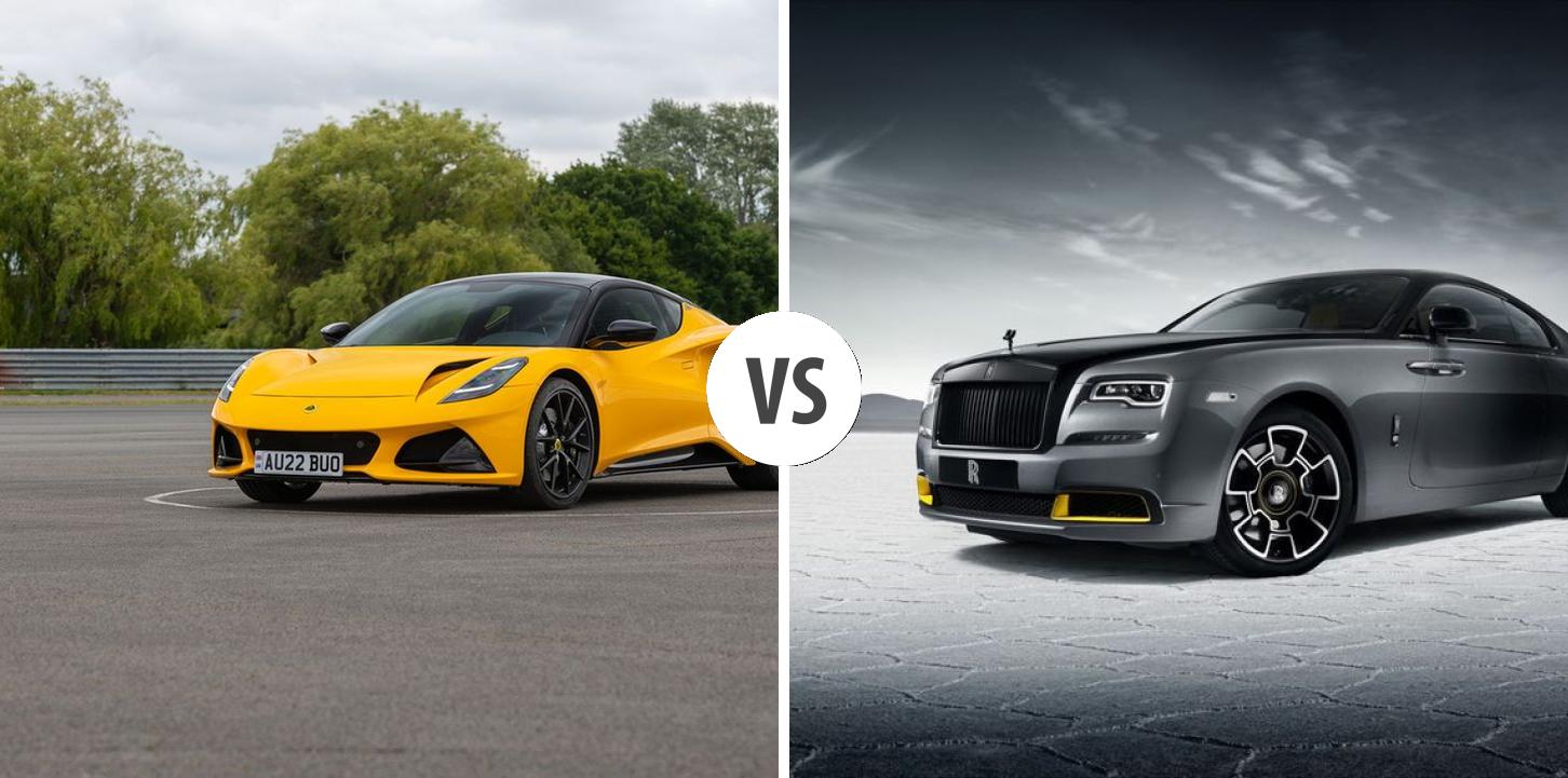 Lotus Wraith Lotus Emira VS Rolls-Royce Wraith – Vergleiche Preise, Leistung ...