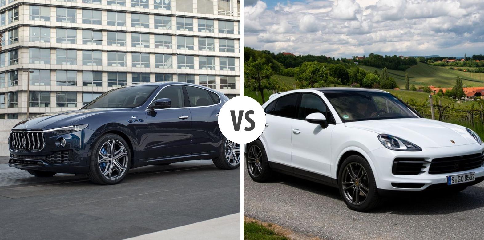 Maserati Levante VS Porsche Cayenne Coupé Autovergleich AUTOGOTT.DE