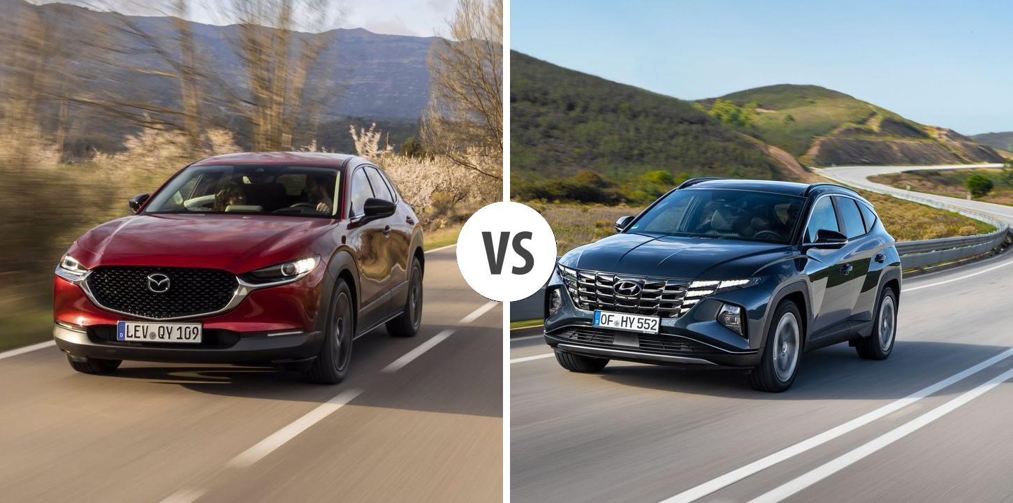 Mazda CX-30 VS Hyundai Tucson – Vergleiche Preise, Leistung, Kofferraum ...