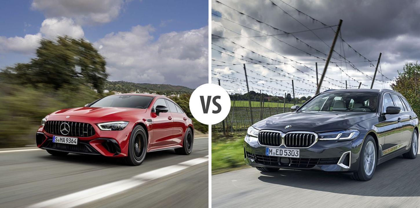 Mercedes AMG GT 4-Türer Coupé VS BMW 5er Touring – Vergleiche Preise ...