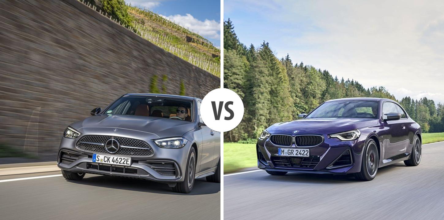 Mercedes C-Klasse Limousine VS BMW 2er Coupé – Vergleiche Preise ...