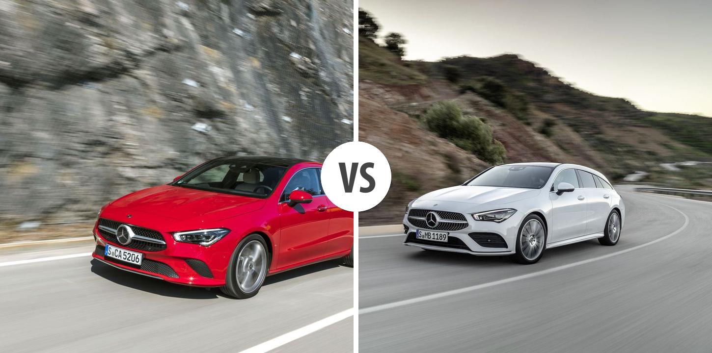 Mercedes CLA Coupé VS Mercedes CLA Shooting Brake Autovergleich