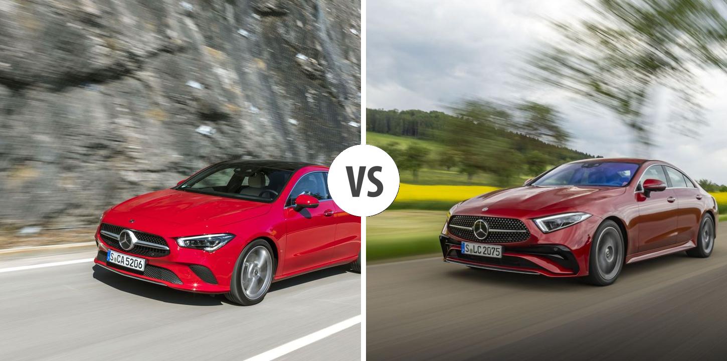 Mercedes CLA Coupé VS Mercedes CLS Autovergleich AUTOGOTT.DE