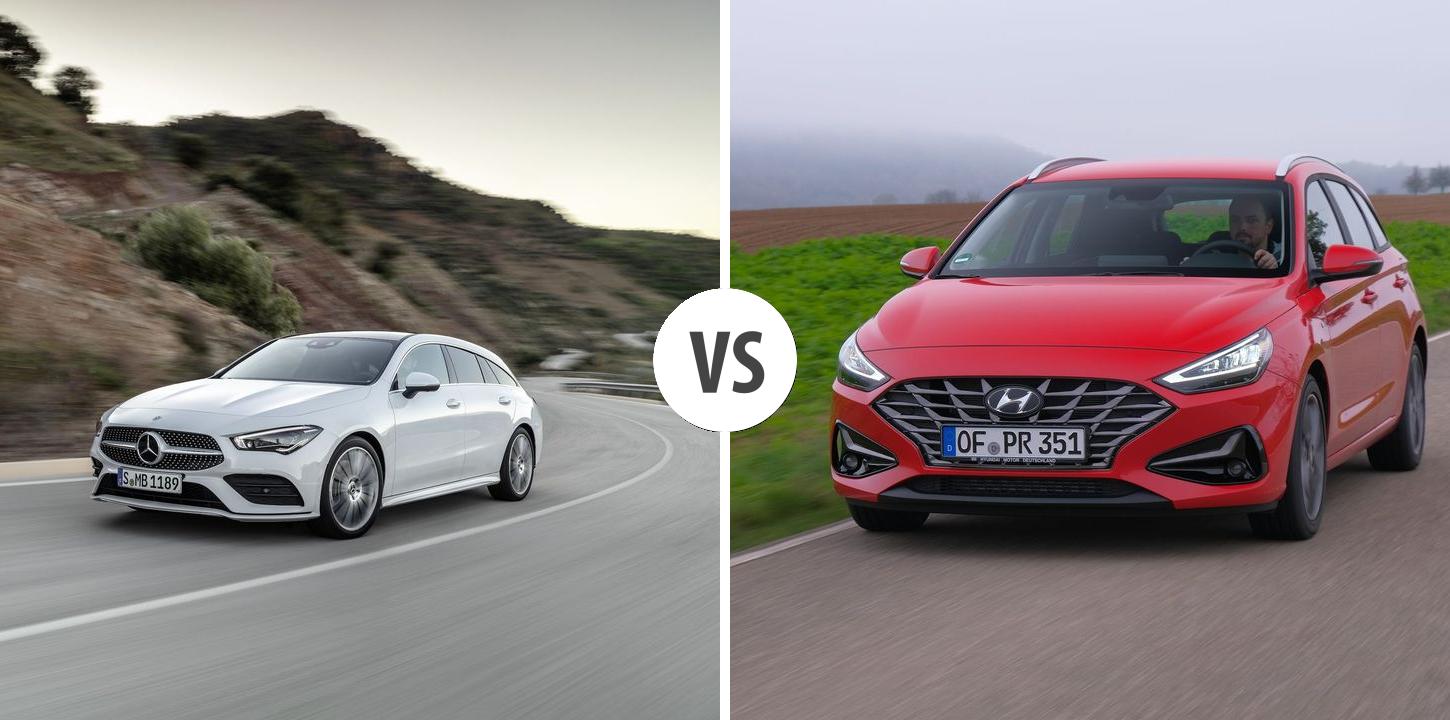 Mercedes CLA Shooting Brake VS Hyundai i30 Kombi Autovergleich