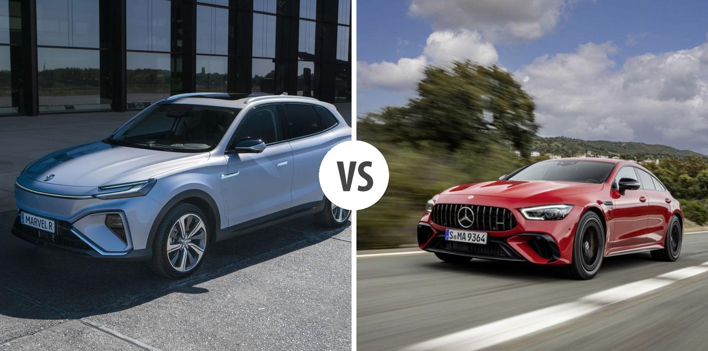 Mb R4 MG Marvel R VS Mercedes AMG GT 4-Türer Coupé – Vergleiche Preise ...