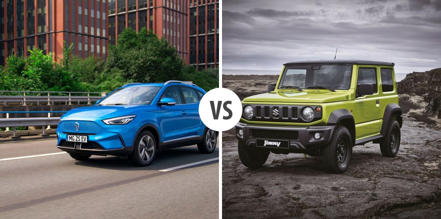 MG ZS EV VS Suzuki Jimny Autovergleich | AUTOGOTT.DE