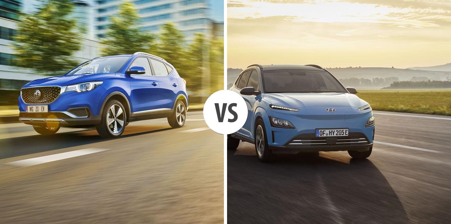 MG ZS VS Hyundai Kona Elektro ??? Vergleiche Preise, Leistung, Kofferraum ...