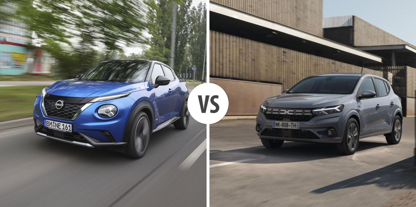 Nissan Juke VS Dacia Sandero – Vergleiche Preise, Leistung, Kofferraum ...