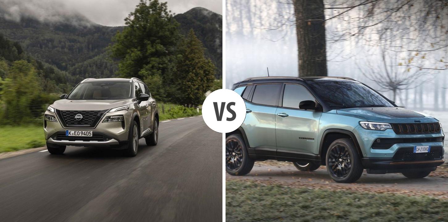 Nissan XTRAIL VS Jeep Compass Autovergleich AUTOGOTT.DE