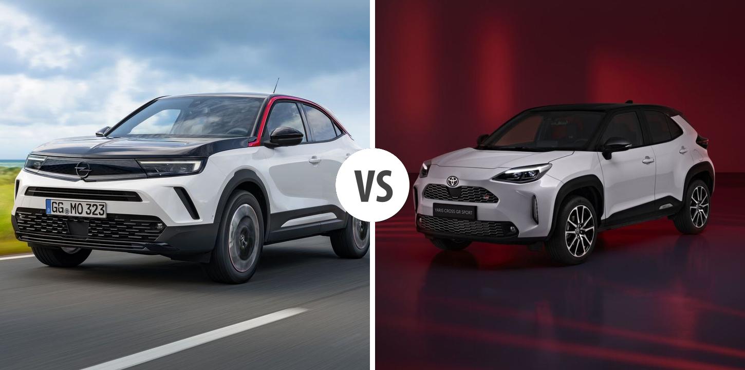 Opel Mokka VS Toyota Yaris Cross Autovergleich AUTOGOTT.DE