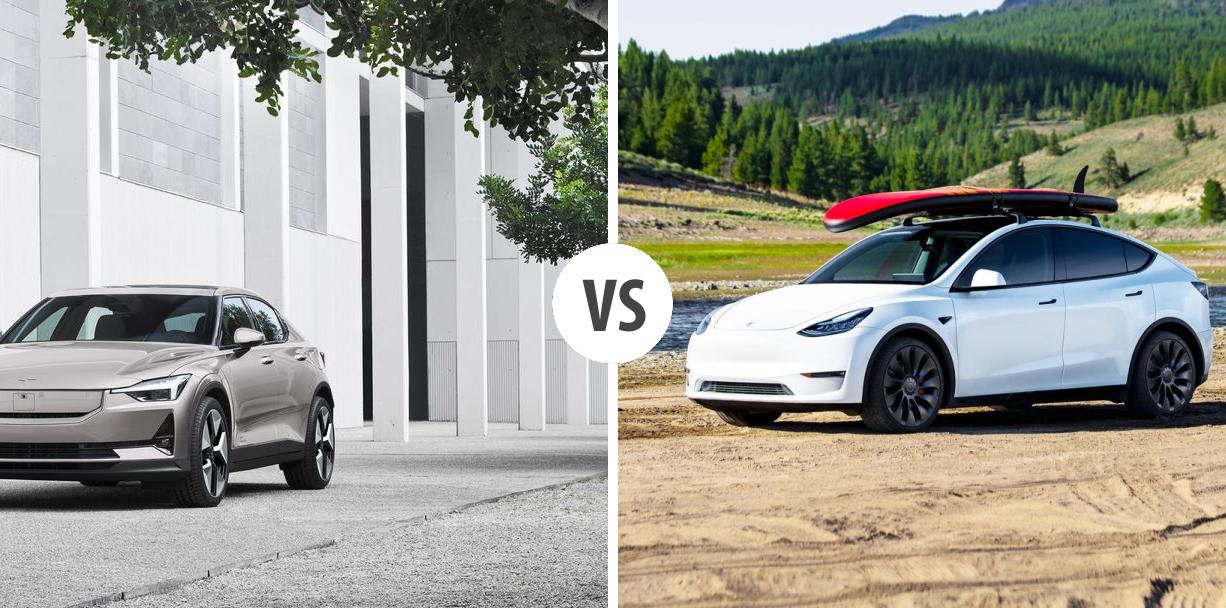 Polestar 2 VS TESLA Model Y Autovergleich AUTOGOTT.DE