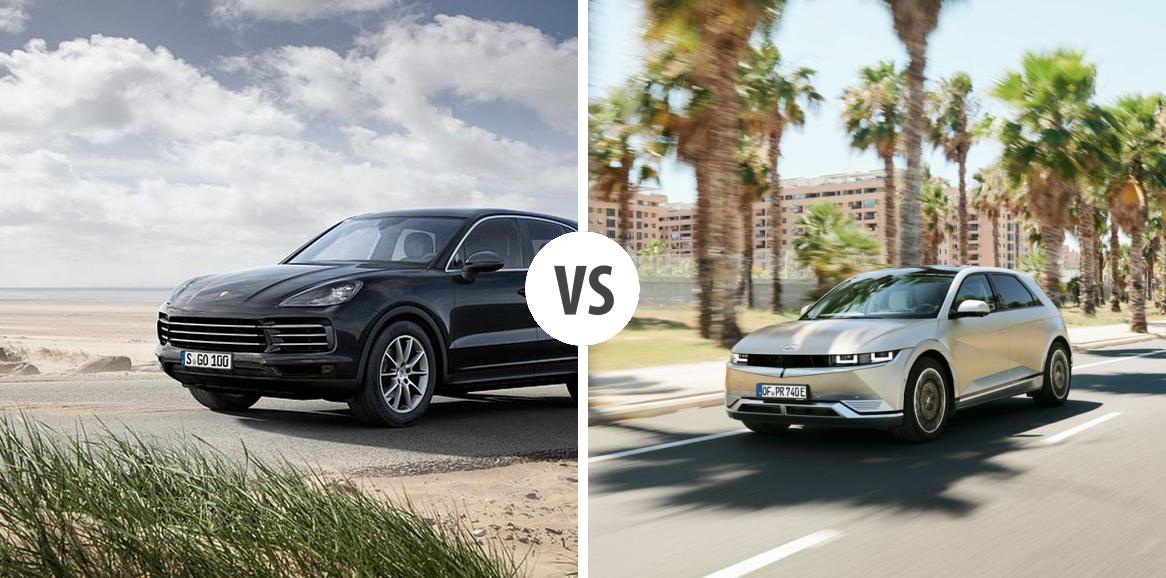 Porsche Cayenne VS Hyundai IONIQ 5 Autovergleich AUTOGOTT.DE