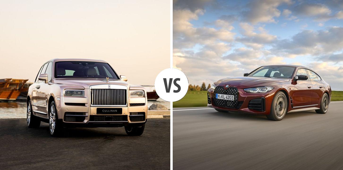 Rolls-Royce Cullinan VS BMW 4er Gran Coupé Autovergleich | AUTOGOTT.DE