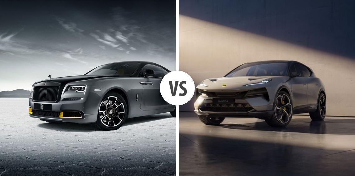 Lotus Wraith Rolls-Royce Wraith VS Lotus Eletre – Vergleiche Preise, Leistung ...