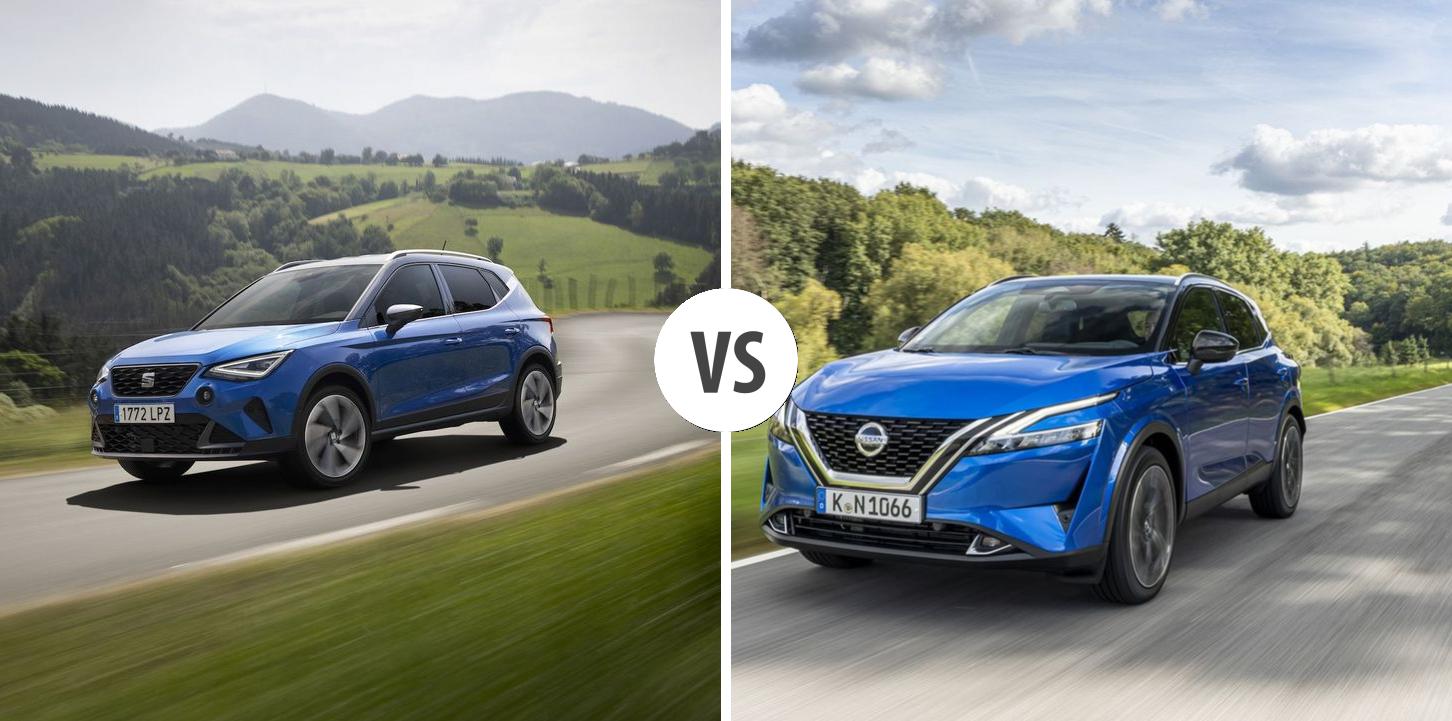 Seat Arona VS Nissan Qashqai Autovergleich AUTOGOTT.DE