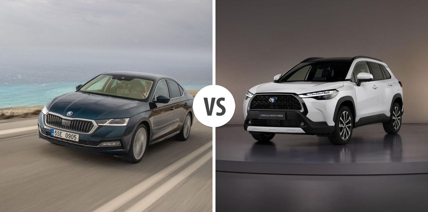 Skoda Octavia VS Toyota Corolla Cross Autovergleich | AUTOGOTT.DE