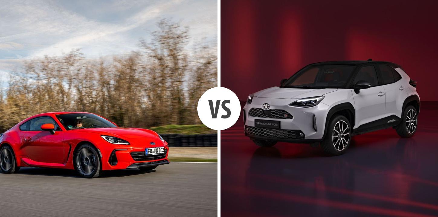 Subaru BRZ VS Toyota Yaris Cross Autovergleich | AUTOGOTT.DE