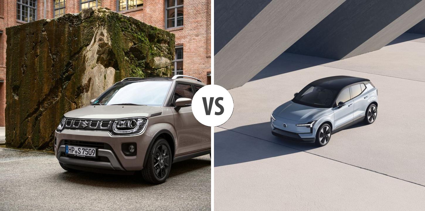 Suzuki Ignis VS Volvo EX30 – Vergleiche Preise, Leistung, Kofferraum ...