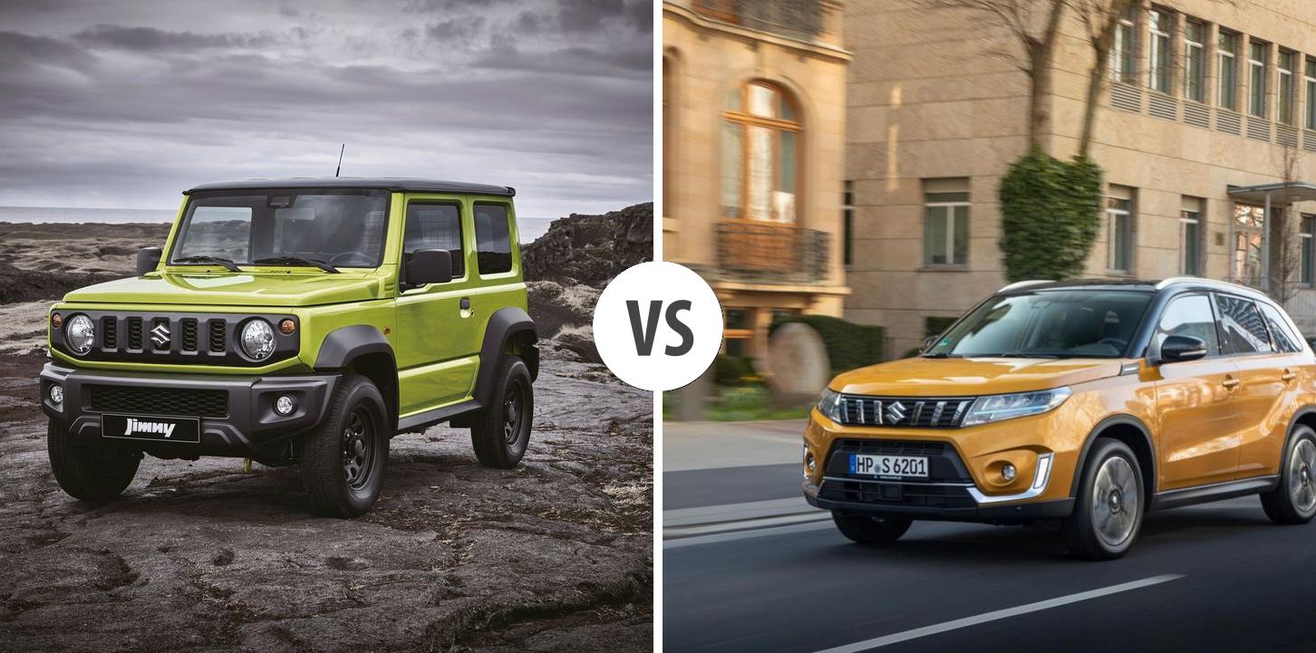 Suzuki Jimny VS Suzuki Vitara Autovergleich AUTOGOTT.DE