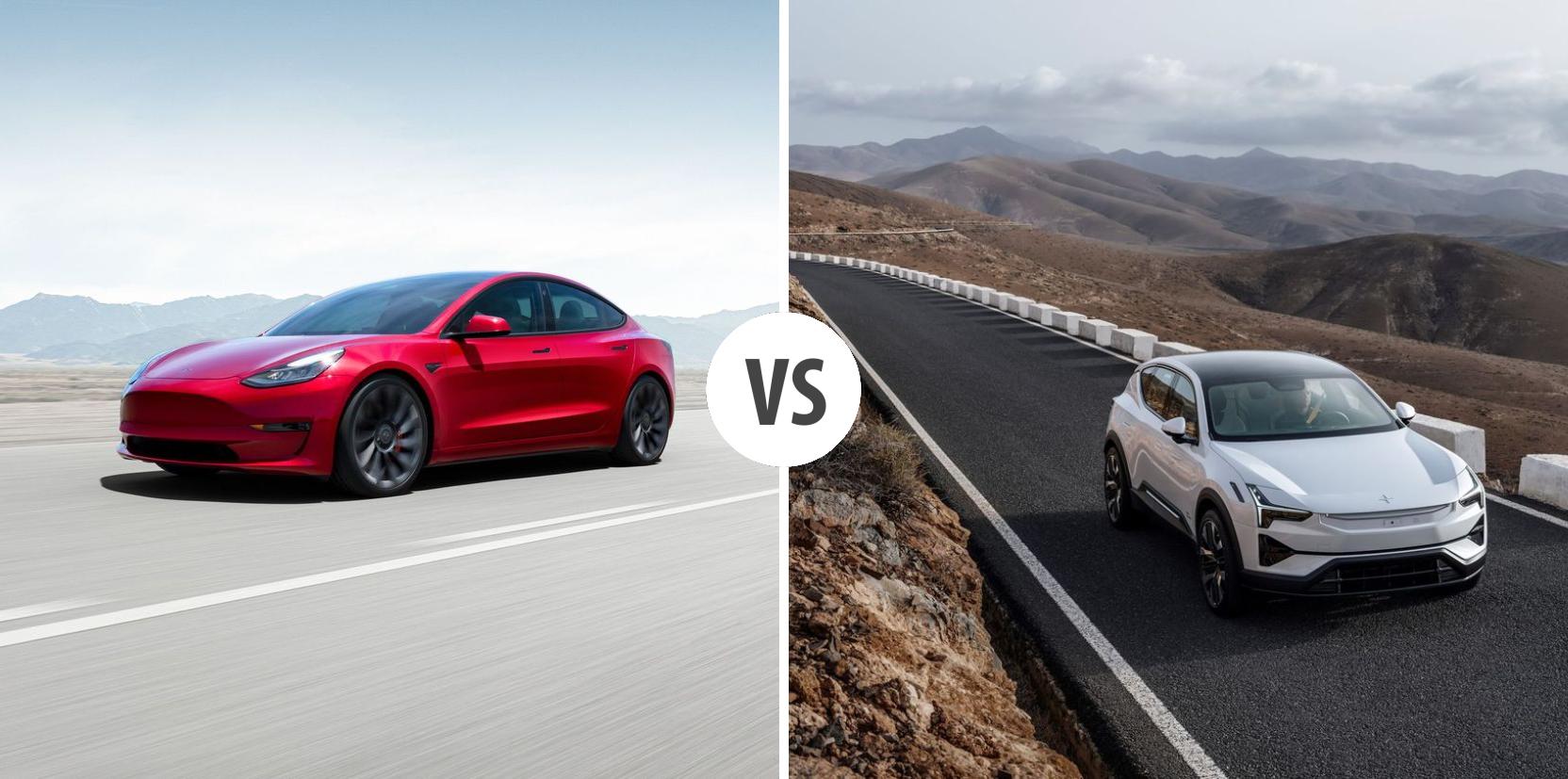 TESLA Model 3 VS Polestar 3 Autovergleich AUTOGOTT.DE
