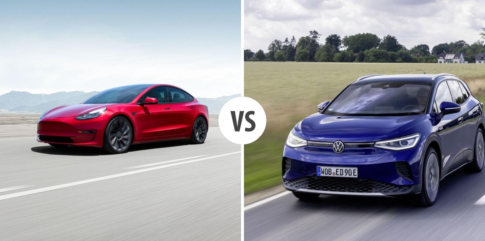 Amazing Tesla Model 3 Vs Volkswagen Id 4 Photos
