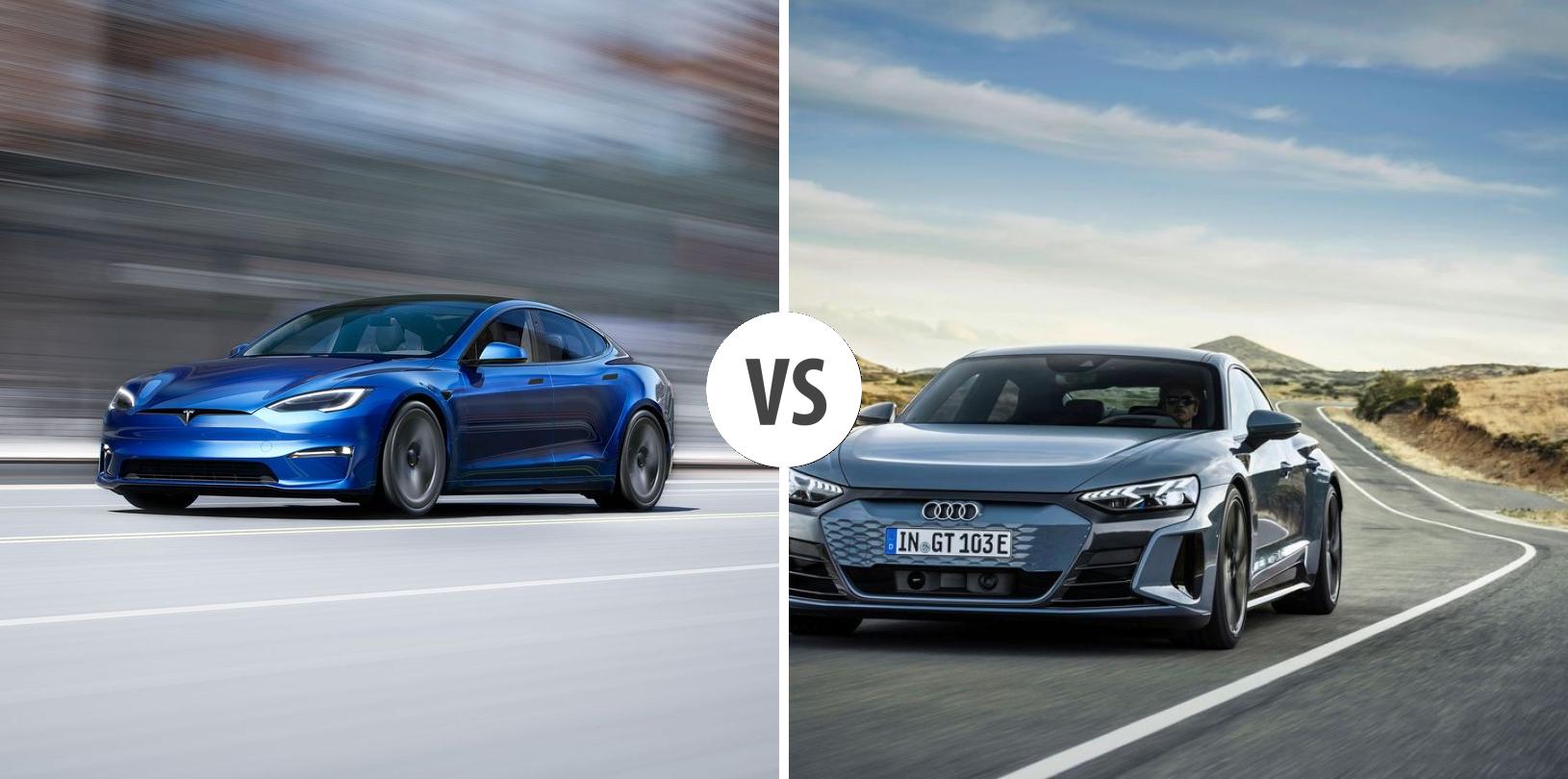TESLA Model S VS Audi etron GT Autovergleich AUTOGOTT.DE