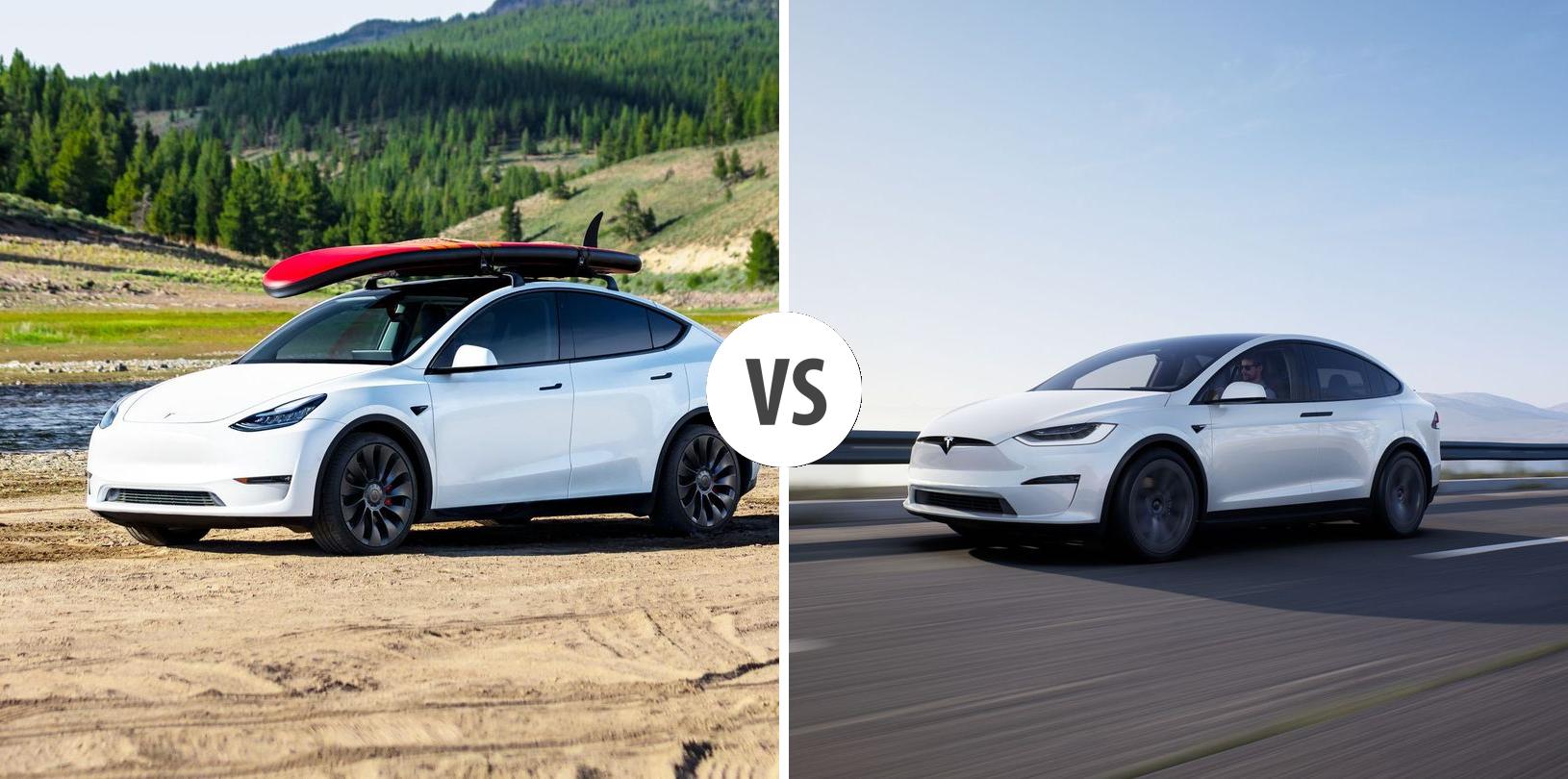 TESLA Model Y VS TESLA Model X Autovergleich AUTOGOTT.DE
