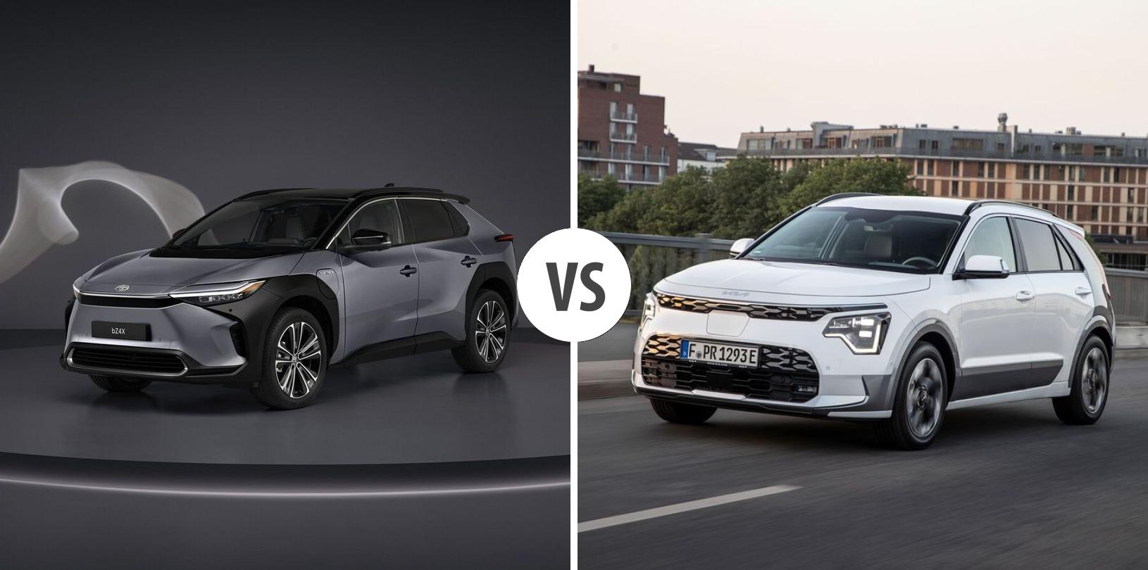 Toyota bZ4X VS KIA Niro EV Autovergleich | AUTOGOTT.DE