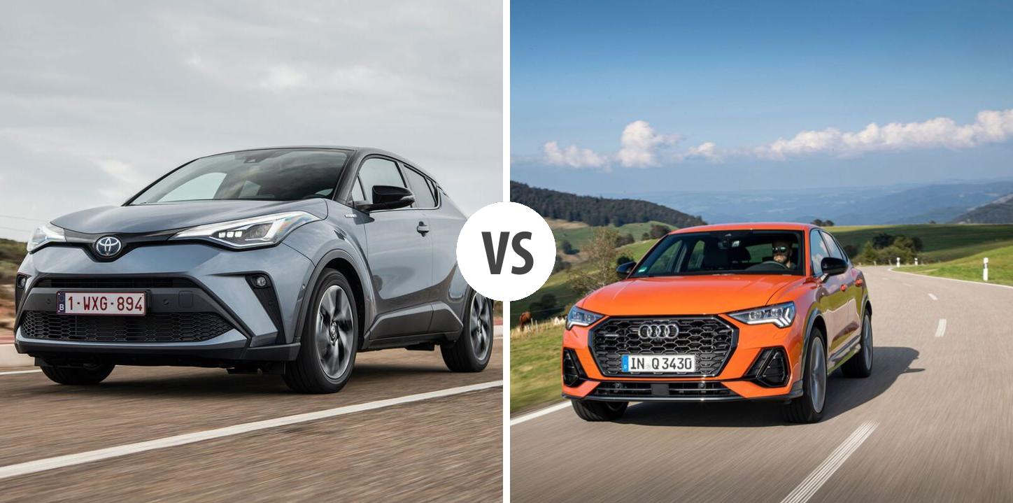 Toyota C-HR VS Audi Q3 Sportback Autovergleich | AUTOGOTT.DE