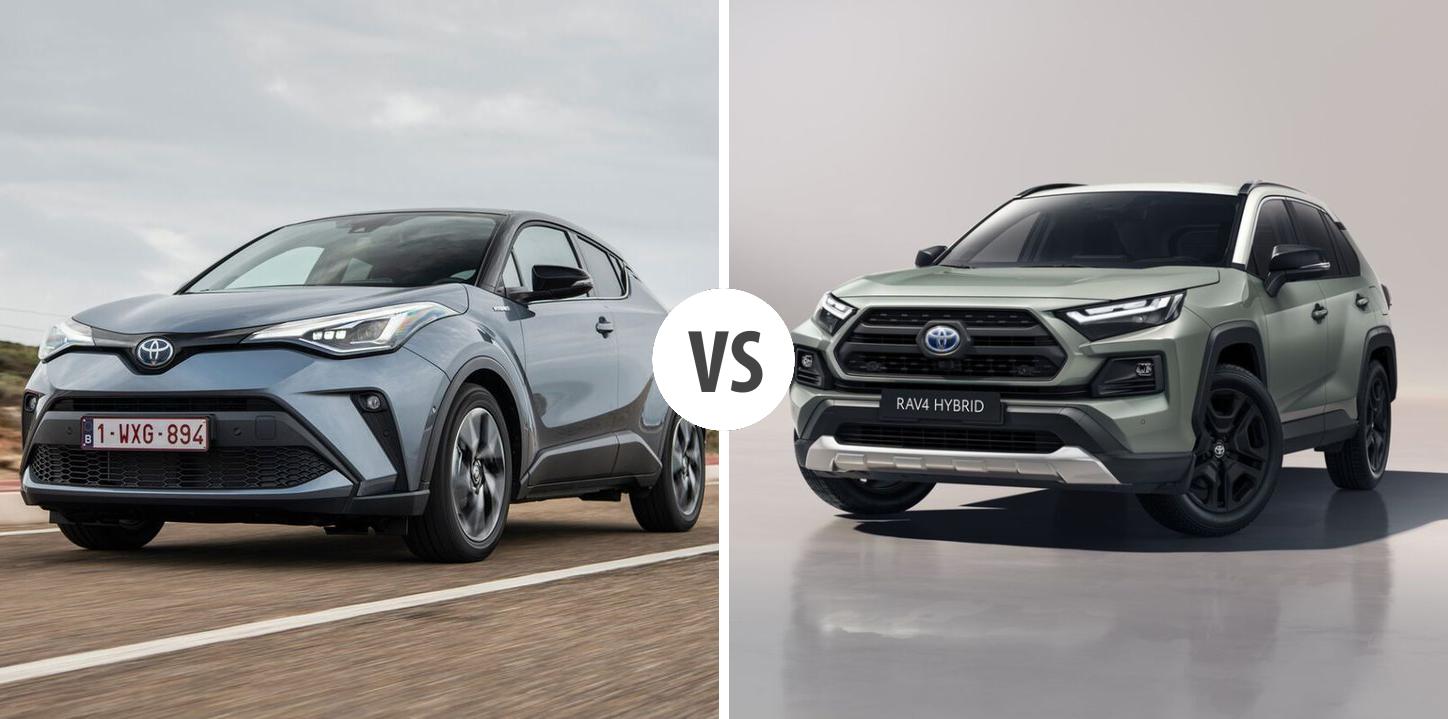 Toyota C-HR VS Toyota RAV4 ??? Vergleiche Preise, Leistung, Kofferraum ...