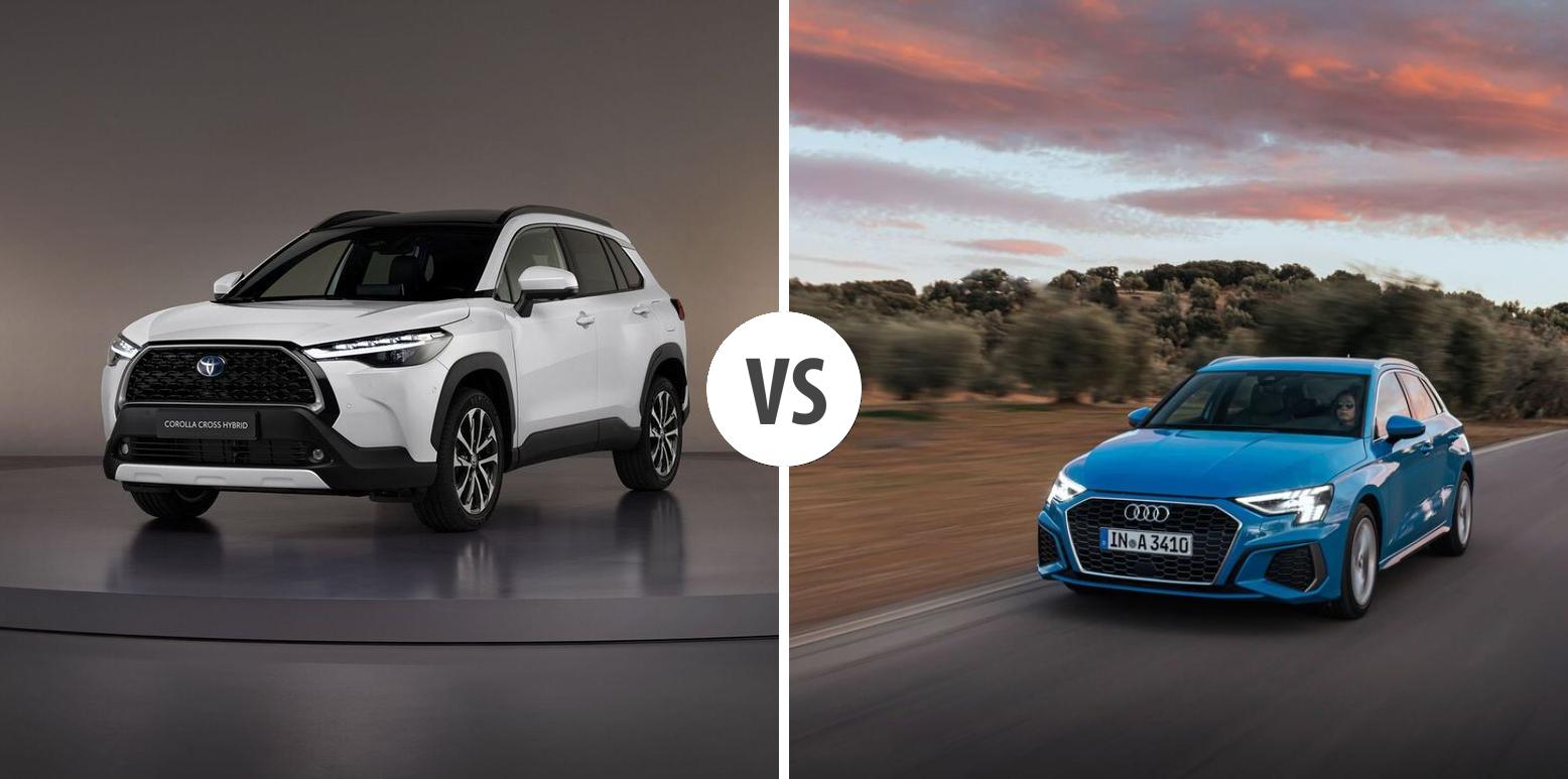 Toyota Corolla Cross VS Audi A3 Sportback Autovergleich | AUTOGOTT.DE
